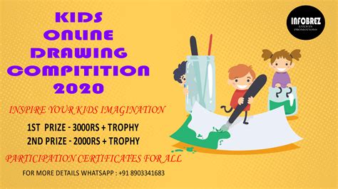 Online Kids Drawing Competition Tickets By Infobrez Events And Promotions