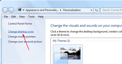 Change Desktop Icons In Windows 7