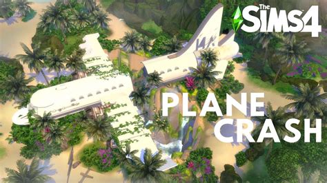 Plane Crash The Sims 4 Speed Build The Sim Stream Nocc Youtube