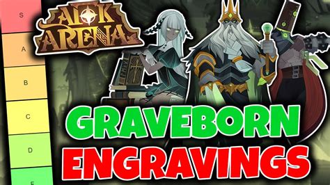 Graveborn Engraving Tier List Afk Arena Tierlists Youtube