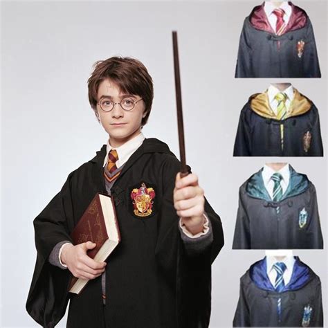Harry Potter Outfits Cape Hogwarts Uniform Cloak Gryffindor Ravenclaw