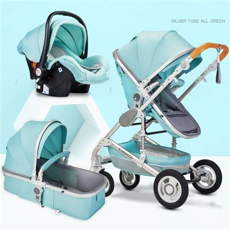 Multifunctional 3 In 1 Baby Stroller High Landscape Stroller Baby