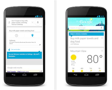 Check spelling or type a new query. New Google Now Cards Include Voice-Activated Reminders
