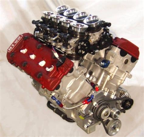 The radical v8 is a nice piece, but has some deficiencies built into it, simply because it was designed as a race. v8 made from 2 GSXR motors mated by HoleShot Racing ...