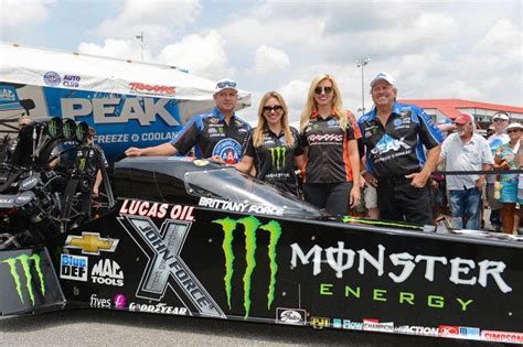 Nhra Brittany Forces New Monster Energy Top Fuel Dragster A Big Hit