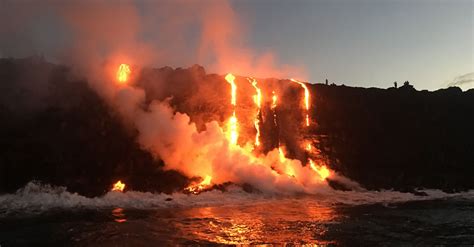 Molten Lava Is Flowing Into The Ocean In Hawaii | HuffPost
