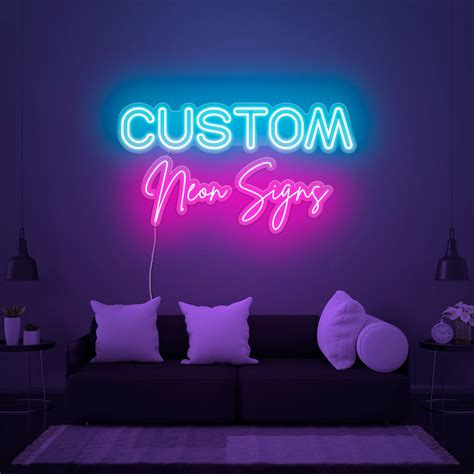 Custom Neon Sign Led Neon Sign Custom Lights Wall Decor Etsy