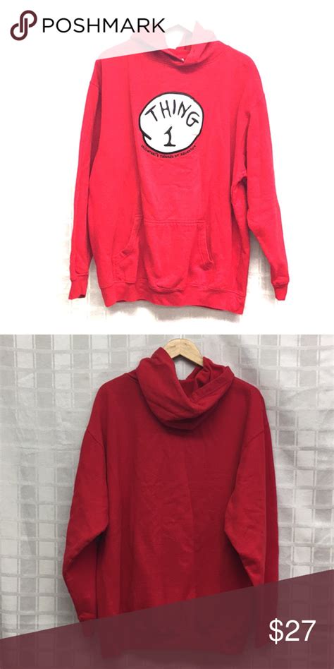 Universal Thing 1 Sweatshirt Sz L E Sweatshirts Sweatshirt Tops