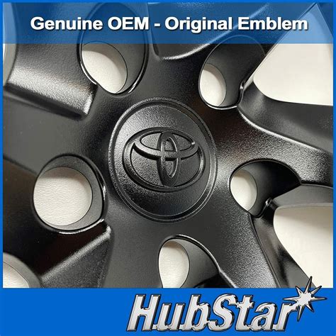 Hubcap Set For Toyota Rav4 2019 2024 Oem Custom Gloss Black Paint 17