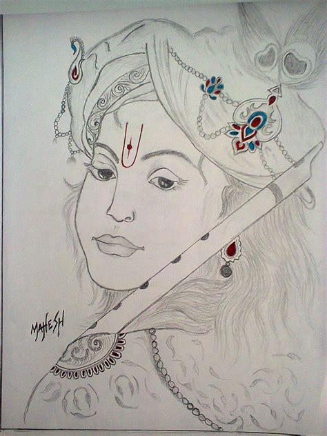 Pencil Drawing Pictures Of Hindu Gods Merryheyn