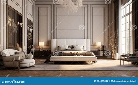 Refined Grandeur: High-End Room Interior In Elite Class Sophistication