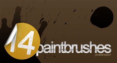 31 Sets Of Free Photoshop Paint Brushes