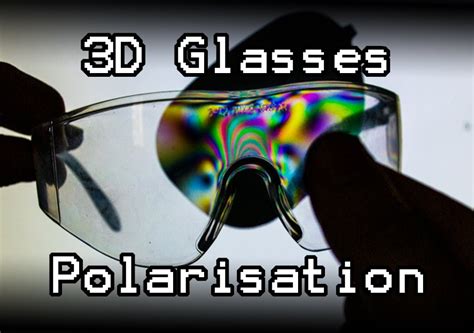 How Do 3d Glasses And Polarisation Work Youtube