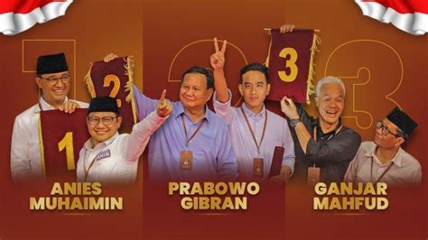Hasil Survei Elektabilitas Capres Cawapres Kans Prabowo Gibran Menang Putaran Tribunnews