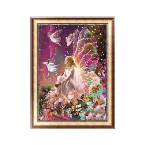 Full Drill Fairy 5d Diy Diamond Embroidery Painting Cross Stitch Home