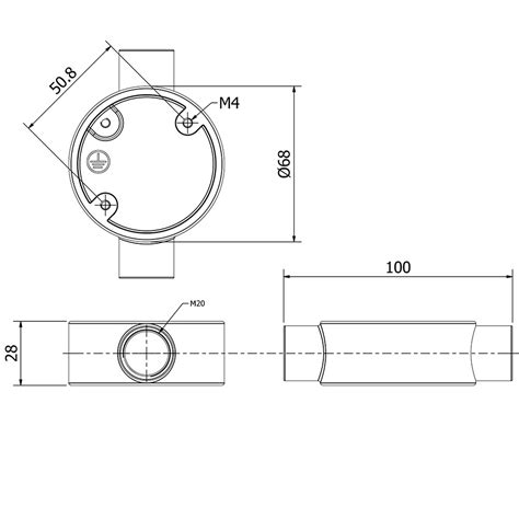 Download 26,000+ royalty free round box vector images. 2 Way 20mm Conduit Outlet Junction Box