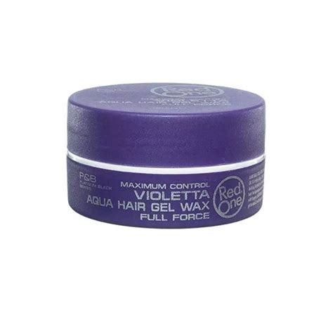 Red One Maximum Control Violetta Aqua Hair Gel Wax Full Force Wosk Do