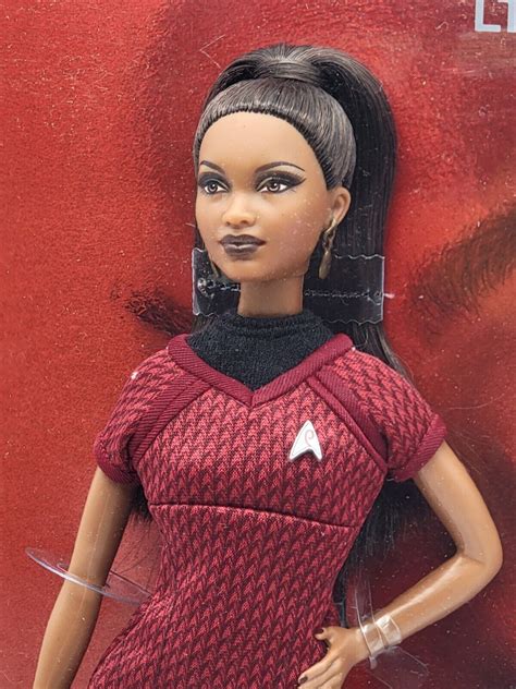 2009 Mattel Star Trek Barbie Doll As Lt Uhura Pink Label Collector