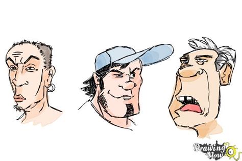 How To Draw Funny Faces Drawingnow