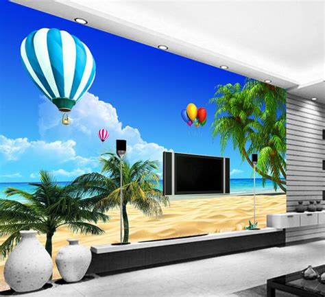 3d Wallpaper Custom Mural Non Woven 3d Room Wallpaper Sandy Beach