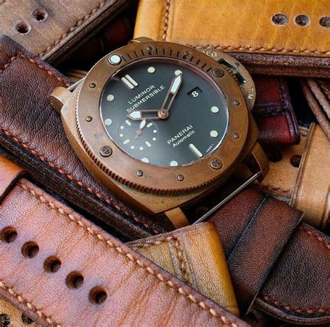 Bronzo Watches For Men Leather Watch Panerai