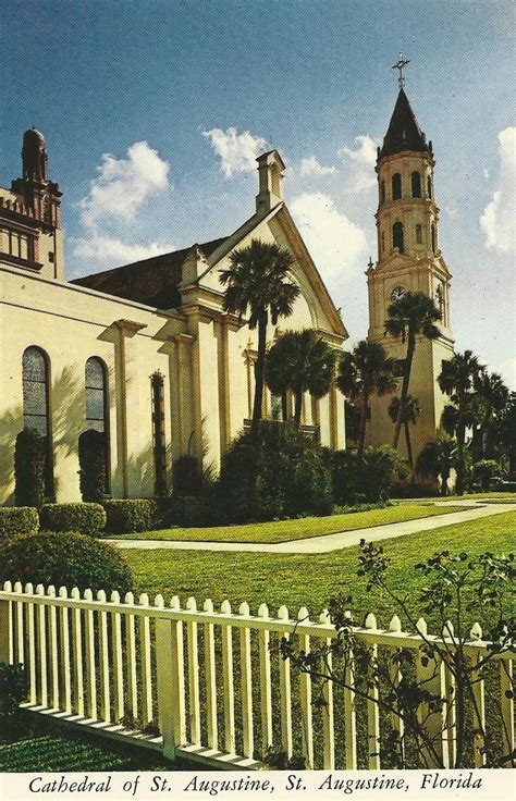 Vintage Travel Postcards St Augustine Florida