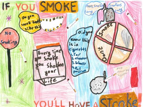 Rasharkin Primary School Anti Smoking Posters