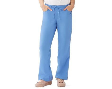 Performax Womens Modern Fit Boot Cut Scrub Pants With 2 Pockets Size