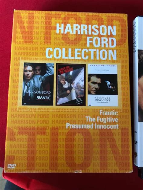 THE HARRISON FORD Collection 3 DVD BOXSET FRANTIC FUGITIVE PRESUMED