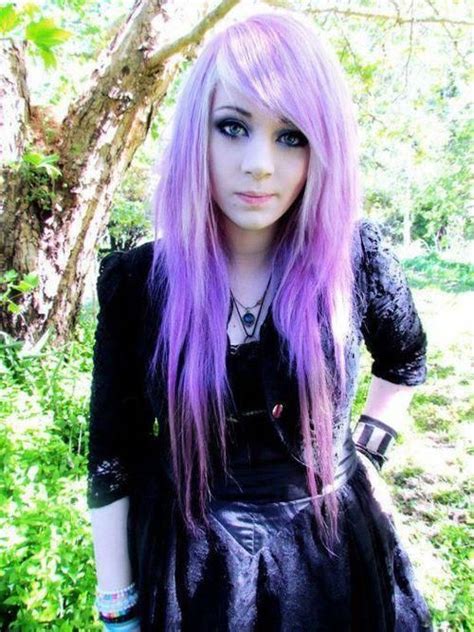 Lilac Hair Lavender Hair Pastel Hair Lavendar Violet Hair Pastel Goth Emo Scene Hair
