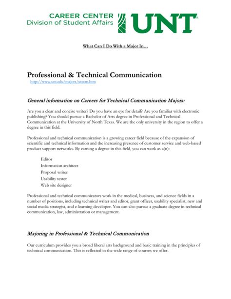 Professional And Technical Communication