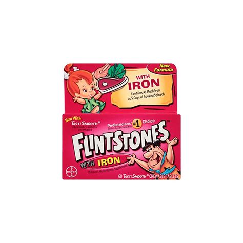 Flintstones Vitamins Chewable Multivitamins With Iron 60 Count Exclusive Medical Supplies