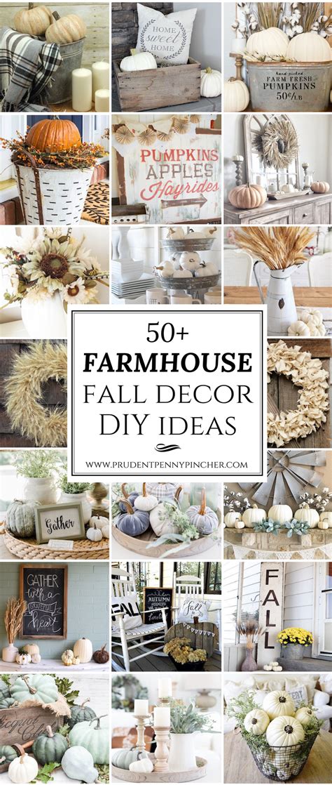 50 Farmhouse Fall Decor Ideas Prudent Penny Pincher