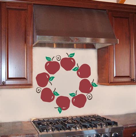 This metal wall hanging sticker comes in unique navgrah vinayak format which is preferred for vastu and positivity and for better luck. Apple Wreath Kitchen Wall Sticker Vinyl Decal Decor Art | eBay