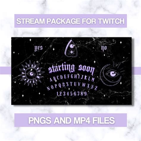 Spooky Twitch Overlay Package Creepy Stream Package Twitch Etsy