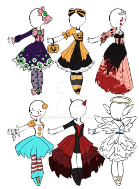 Cheap Halloween Outfits Closed By Aligelica On Deviantart Halloween