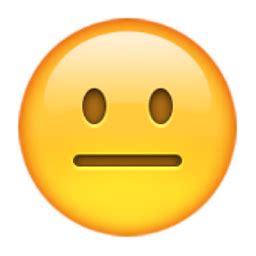 Intended to depict a neutral sentiment but often used to convey mild irritation and concern or a deadpan sense of humor. What does the emotionless emoji mean? - Quora