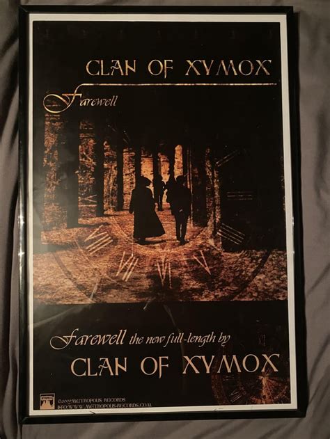 Beautiful Clan Of Xymox Promo Poster Rgoth