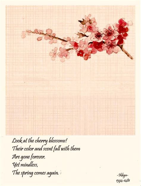 Cherry Blossoms Beautiful Japanese Words Poems Beautiful Haiku Poems