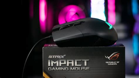 Asus Rog Strix Impact Gaming Mouse Unboxing Youtube