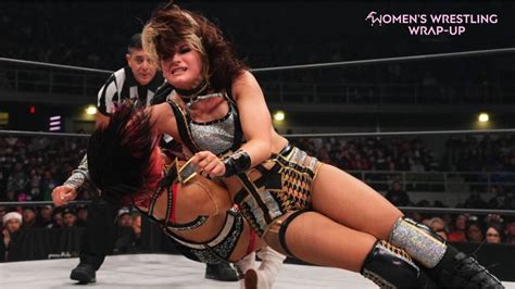 Jamie Hayter Hikaru Shida Main Event Raquel Earns A Title Shot