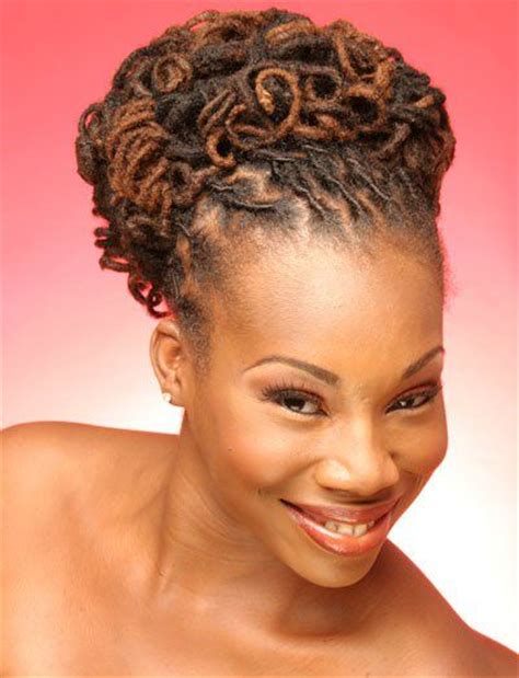 Pinned Loc Updo Black Women Natural Hairstyles Natural