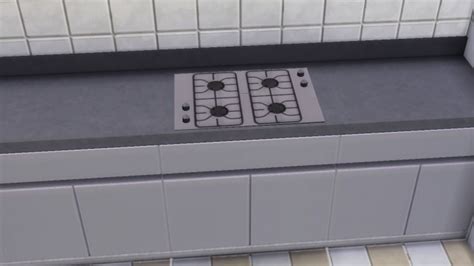 Smaller Functional Counter Top Stove By Necrodog At Mod The Sims Sims