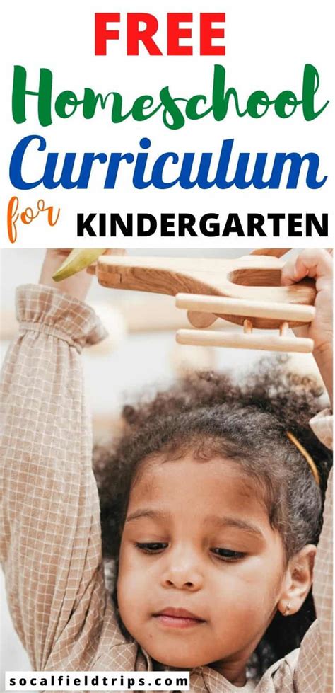 Free Homeschool Curriculum For Kindergarten Socal Field Trips