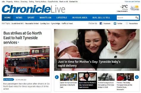 Welcome To The New Look Chroniclelive Website Darren Thwaites