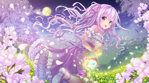 Purple Anime Girl Wallpaper 4k Pc Chill Imagesee