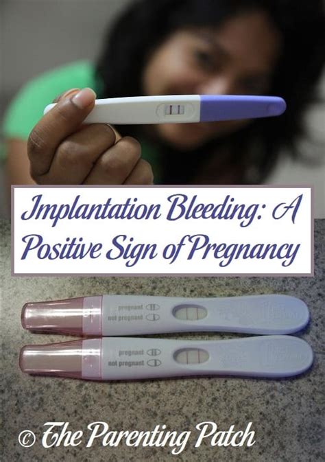 How Long From Implantation Bleeding To Positive Pregnancy Test