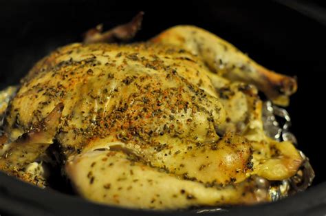 Top a split baked potato with chicken and. Bless This Food: Whole Chicken in a Crock Pot with Potatoes
