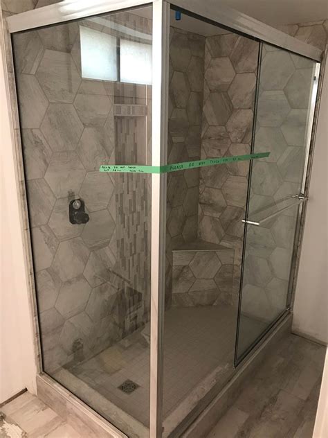 sliding shower doors cascade glass custom mirrors shower glass