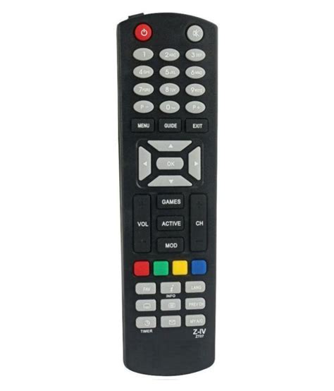 They let them access computers remotely as if they were sitting right in front of them. Buy RR Tv Remote Control Dish tv set top box zenega-4 ...